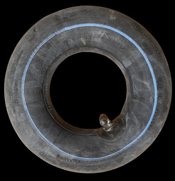 Камера 3.50-4 Deli Tire JS87 з натурального каучуку, камера 4.00-4, 4.10-4 для тачки та візка 127620 фото