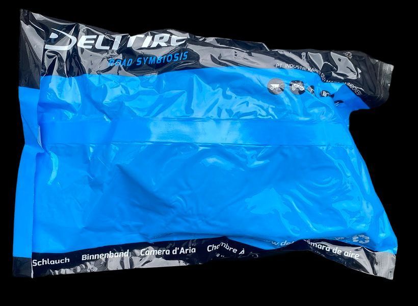 Камера 3.50-4 Deli Tire JS87 з натурального каучуку, камера 4.00-4, 4.10-4 для тачки та візка 127620 фото